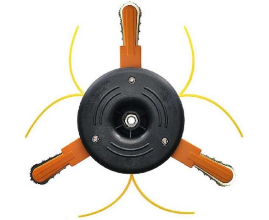 Катушка (головка) универсальная с ножами, гайка м10x1.25 lh левая резьба для триммера S.E.B. 202K-25 – изображение 2