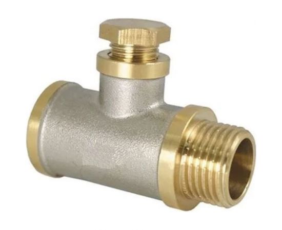 Тройник для манометра Санакс 1/2-1/4-1/2 вн/вн/нар резьб 772475 – изображение 2