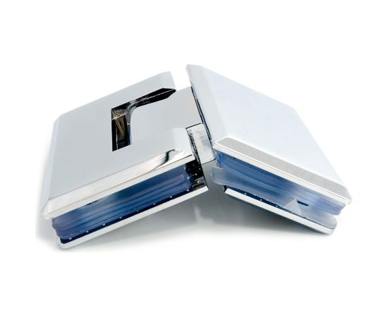 Петля крепление стекло-стекло SERVICE PLUS 135, хром глянцевый CL-405Z-PC – изображение 2