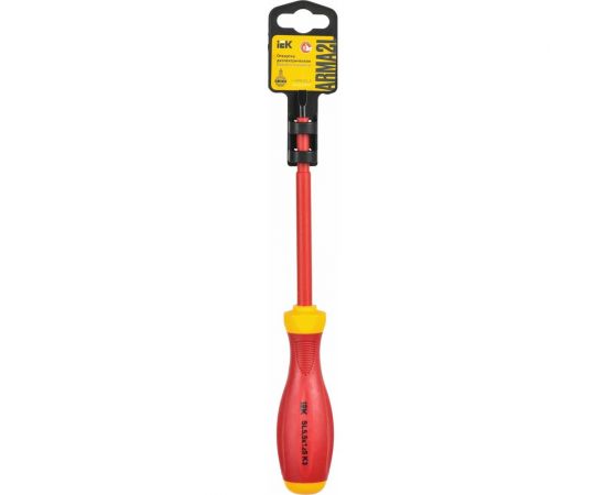 Диэлектрическая отвертка IEK ARMA2L 3 SL5,5x125 K3 A2L3-SC30-K3-SL-55-125 – изображение 3