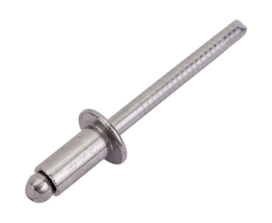 Вытяжная нержавеющая заклепка со стандартным бортиком KREPFIELD 5x10 мм, ART 9052, А2, 20 шт. 9052ЗАКЛЕПКА5Х10А2-20 – изображение 3