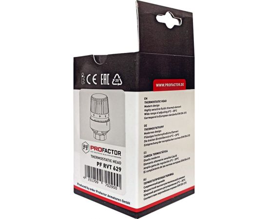 Термостатическая головка PROFACTOR М30x1.5 PF RVT 629 – изображение 3