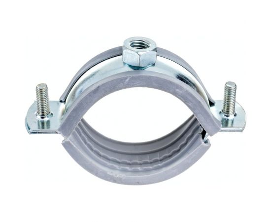 Металлический сантехнический хомут с резиновым уплотнением Хоммет 1 1/2"" (47-52 мм), М8 GRUS064 – изображение 3