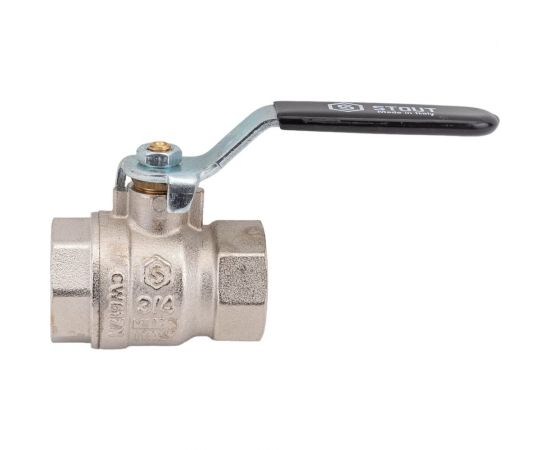Шаровой кран STOUT Svb-0011-000020 стандартнопроходной, вр/вр, ручка рычаг 3/4"" RG008S1SO3VR5F – изображение 3