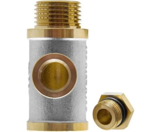 Тройник для манометра Санакс 1/2-1/4-1/2 вн/вн/нар резьб 772475 – изображение 4