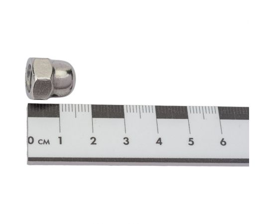 Нержавеющая колпачковая гайка KREPFIELD М8, DIN 1587, А2, 50 шт. 1587A2ГАЙКАМ8-50 – изображение 4