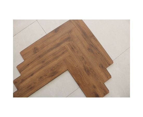 Ламинат Woodstyle Arrow 12 мм, 34 класс, 1.32 м2, влагостойкий, рисунок Ёлка, 108 Дуб Кивер – изображение 5