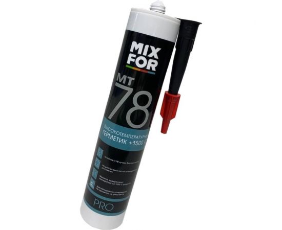 Герметик MIXFOR MT-78 HiTemp +1500Ct, 260 мл черный 10046289 – изображение 7