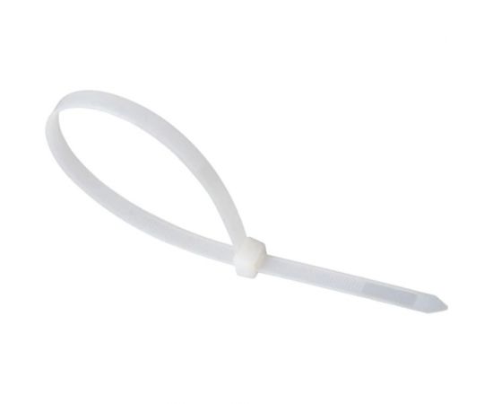 Нейлоновая стяжка (хомут) OXCRAFT 2,5х150 мм, белая, 100 шт. УТ-00008164 