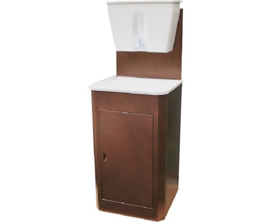 Дачный умывальник Лидер мойка пластик, без нагревателя воды, бак 17 л, антик медь 