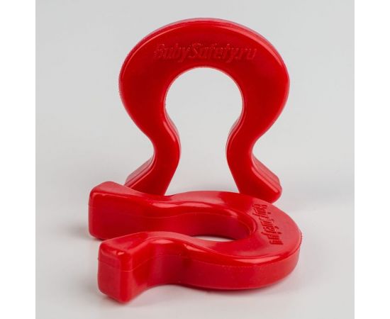 Подкова: блокиратор дверей, стоппер для двери, ограничитель для двери/окна Baby Safety силиконовый 2шт. красные 4670006470532 