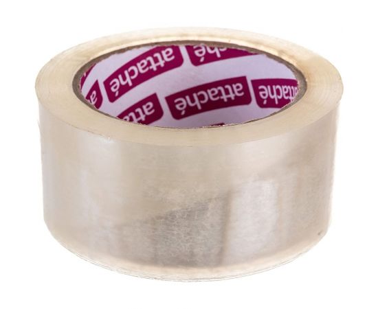 Упаковочная клейкая лента Attache 48 мм х 80 м, 45 мкм, прозрачная 314618 