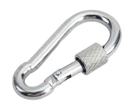 Пожарный карабин с фиксат. КРЕП-КОМП DIN 5299 D м4 100шт кпф4ф 