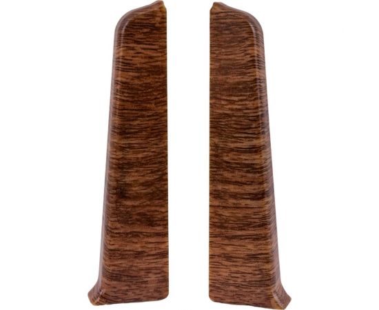 Торцевые заглушки для плинтуса DECONIKA (85 мм; 291 Орех; 2 шт.) Д-П85-Тп-Ф1 291 ОРХ 