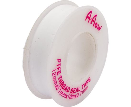 Фум лента из PTFE A-Flow 12x0,1 мм, 10 м TPLA-12MM-0.1MM-10M 