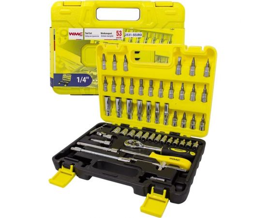 Набор инструмента WMC TOOLS 53 предмета WMC-2531-5EURO 