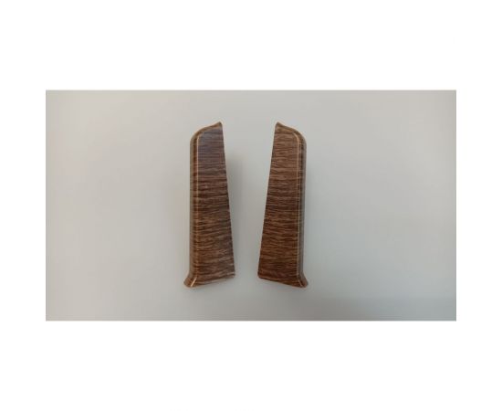 Торцевые заглушки для плинтуса DECONIKA (85 мм; 301 Венге; 2 шт.) Д-П85-Тп-Ф1 301 ВНГ 