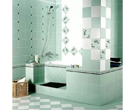 Керамический гранит KERAMA MARAZZI Калейдоскоп 20x20x0.8 см, белый (1, Т 55, К 08) 23 шт SG1544N 