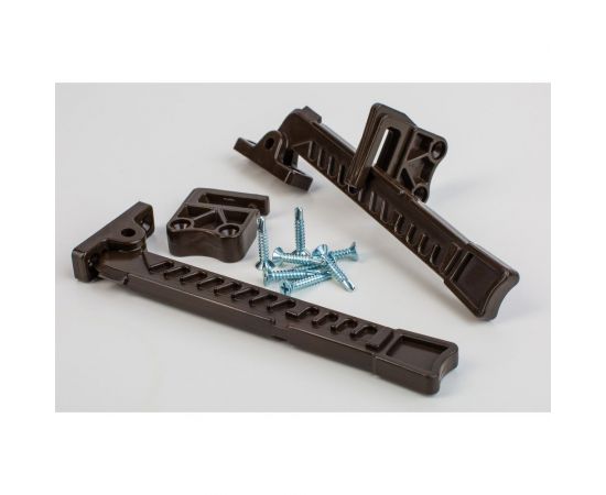 Ограничитель 100% Baby Safety замок на окно от детей, 2 шт., венге 4670006470860 