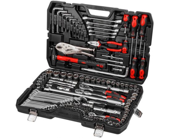 Набор инструментов STARTUL PRO Stuttgart 1/4"", 3/8"", 1/2"" 6 граней, 142 предмета PRO-142S 