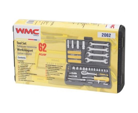 Набор инструмента WMC TOOLS 62 предмета WMC-2062 – изображение 2