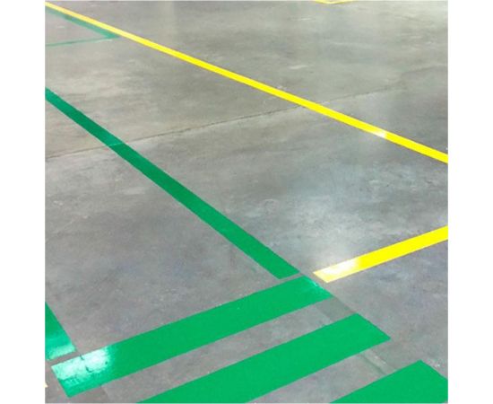 Лента для разметки самоклеящаяся Vell длина 33 м, ширина 50 мм, зеленая, 0,15 мм, ПВХ (Standart) 301585 – изображение 2