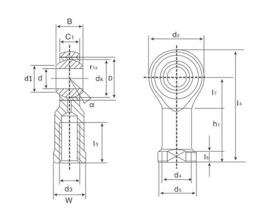 Шарнирный наконечник ISKRA TSFL10C – изображение 2