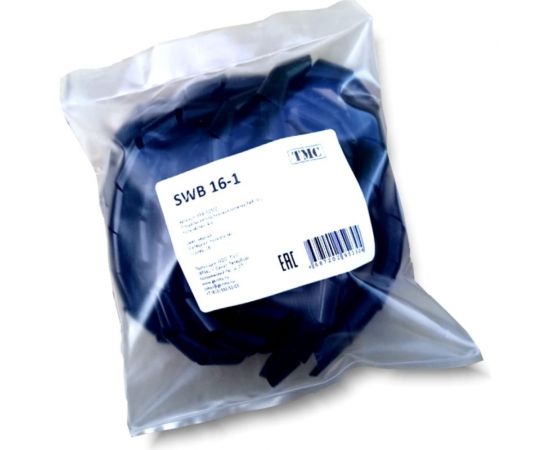 Спиральная оплетка PARLMU SWB 16-1, полиэтилен, размер 16, бухта 4 м, черная PR4100700 – изображение 2