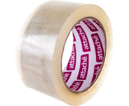 Упаковочная клейкая лента Attache 48 мм х 80 м, 45 мкм, прозрачная 314618 – изображение 3