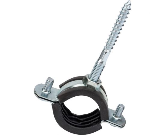 Хомут Uni-Fitt 1"" 32-37 мм с резиновым уплотнителем, шпилькой и дюбелем 850U4800 – изображение 3