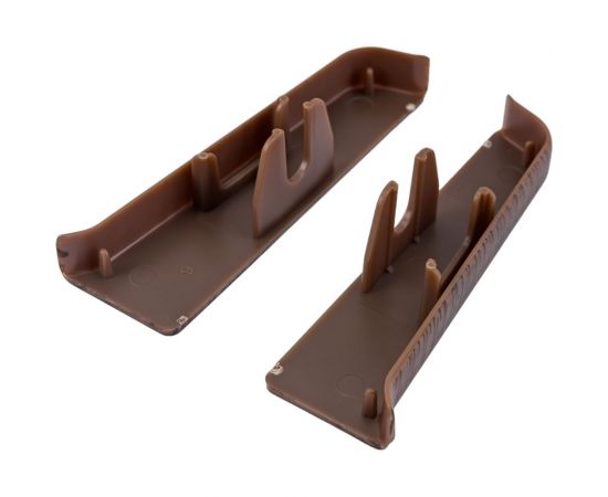 Торцевые заглушки для плинтуса DECONIKA (70 мм; 301 Венге; 2 шт.) Д-П70-Тп-Ф1 301 ВНГ – изображение 3