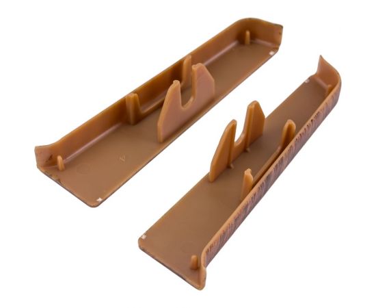 Торцевые заглушки для плинтуса DECONIKA (85 мм; 291 Орех; 2 шт.) Д-П85-Тп-Ф1 291 ОРХ – изображение 3