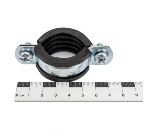 Хомут Uni-Fitt 1"" 32-37 мм с резиновым уплотнителем, шпилькой и дюбелем 850U4800 – изображение 4