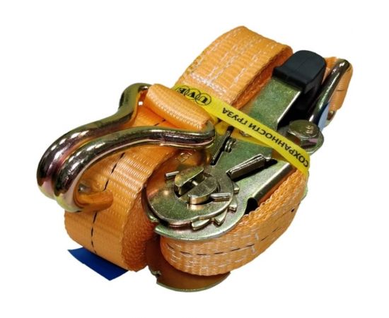 Стяжной ремень UVE 1,5/3 т, 6 м, 35 мм, ERGO, оранжевый RS2-35-3000-6-ergo-orange – изображение 4