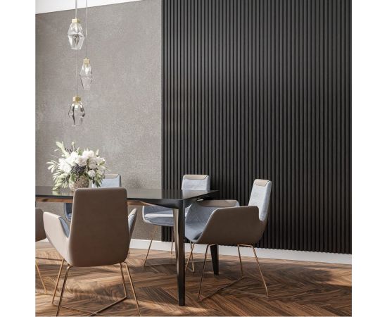 Панель мдф 3d лайн модерн GRACE 165x2750 мм l04 черный УТ000076769 – изображение 4