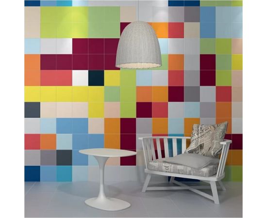 Керамический гранит KERAMA MARAZZI Калейдоскоп 20x20x0.8 см, белый (1, Т 55, К 08) 23 шт SG1544N – изображение 4