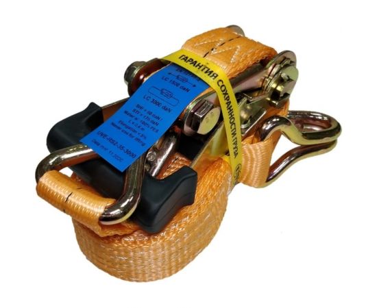 Стяжной ремень UVE 1,5/3 т, 6 м, 35 мм, ERGO, оранжевый RS2-35-3000-6-ergo-orange – изображение 5