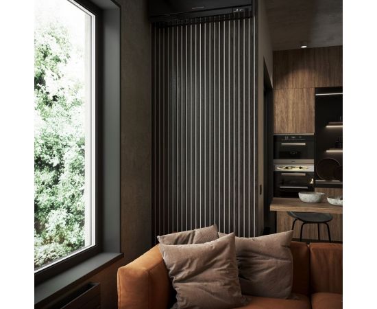 Панель мдф 3d лайн модерн GRACE 165x2750 мм l04 черный УТ000076769 – изображение 5