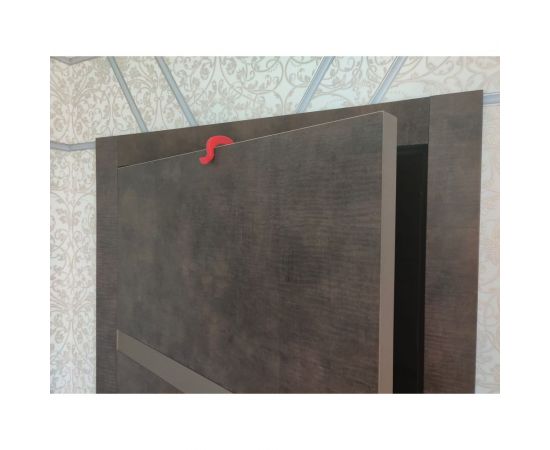 Подкова: блокиратор дверей, стоппер для двери, ограничитель для двери/окна Baby Safety силиконовый 2шт. красные 4670006470532 – изображение 5