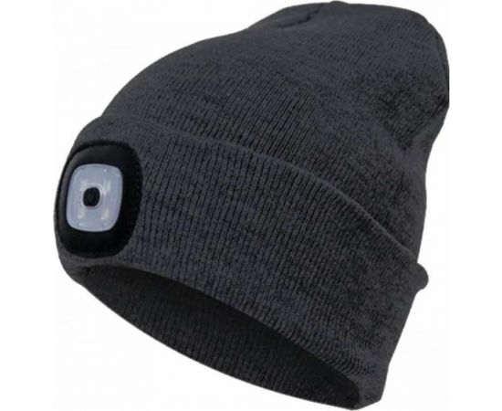 Шапка с фонарем КОСМОС черная KOCHat_black 