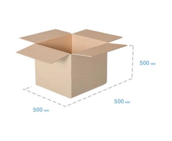 Картонная коробка ООО Павлово-Посадский Гофрокомбинат 500х500х500 мм Т-23 С 140155 