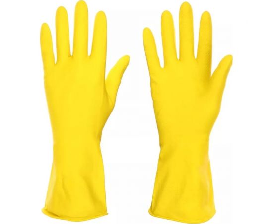 Резиновые перчатки VETTA желтые, р. L 447-006 