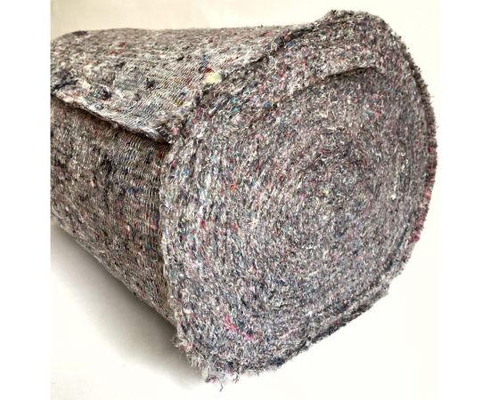 Холстопрошивное полотно ООО МЛ Текс 75/25 серая, 180 г/м2, 75см x 50м 22-3444 