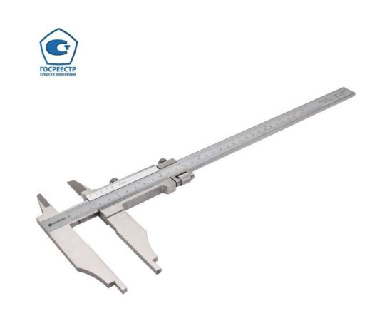 Нониусный цеховой штангенциркуль NORGAU ЩЦ-2 0-300 мм, тип NCV-2, с поверкой 040005032/П 