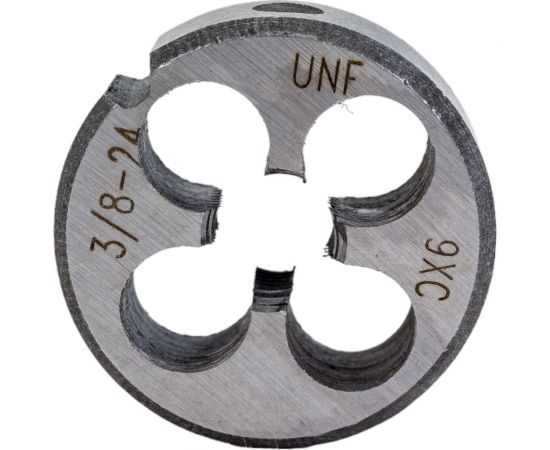 Дюймовая Плашка ИПК UNF 3/ 8 (24 ниток, 9ХС) UNF 3/8-24 9XC 