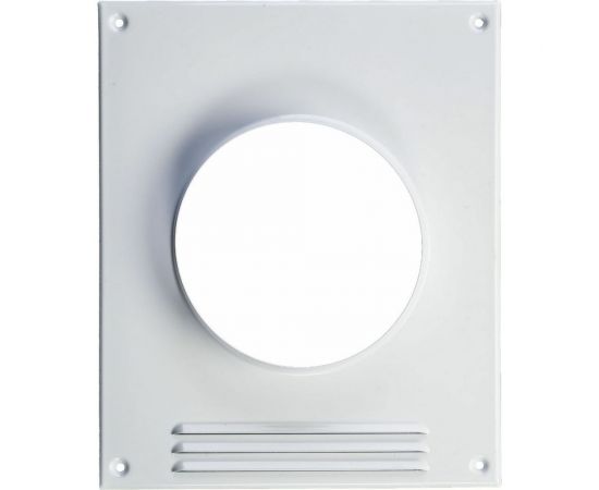 Фланец с торцевой площадкой с секцией жалюзи 195х238 мм, 100 мм Эвент 100ТПР 