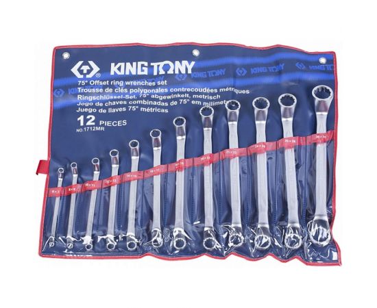 Набор накидных ключей (6-32 мм, 12 предметов) KING TONY 1712MR 