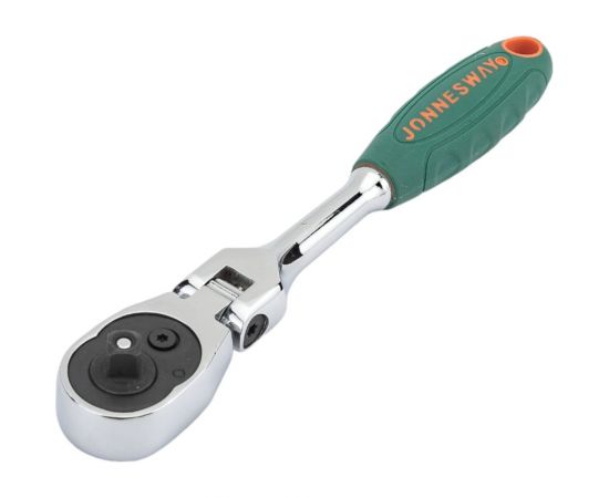 Трещоточная рукоятка Jonnesway R4102 с шарниром 1/4 DR, 36 зубцов, 155 мм 46382 