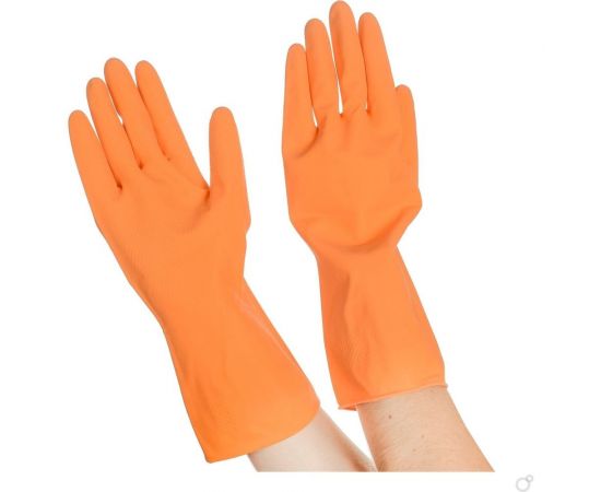 Резиновые флокированные перчатки Optiline Премиум, р. XL 27-2068 