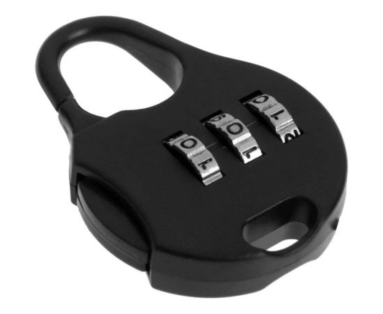 Навесной кодовый замок ТУНДРА ZK021 цвет черный 6969729 